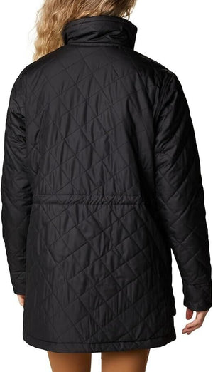 Columbia Women's Copper Crest Novelty Quilted Puffer Coat, Black, XS