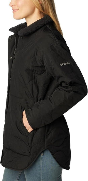 Columbia Women's Birchwood Quilted Jacket, Black, XXL