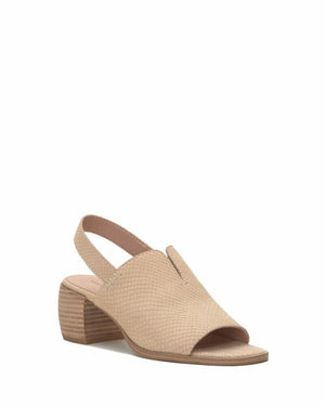 Lucky Brand Women's Jaila Block-Heel Slingback Sandals, Warm Sand, 7.5M