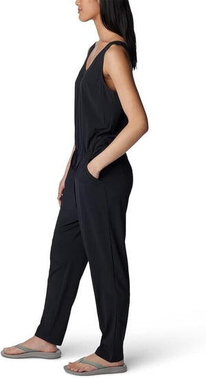 Columbia Women's Anytime Tank Jumpsuit, Black, XL