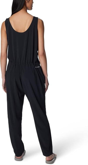 Columbia Women's Anytime Tank Jumpsuit, Black, S