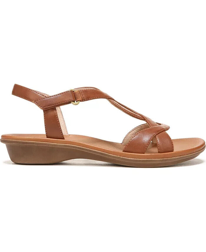 Soul Naturalizer Women's Solo Strappy Sandals, Toffee Brown Faux Leather, 5M