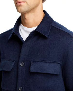 The Men's Store at Bloomingdale's Cashmere Overshirt, Navy, Medium