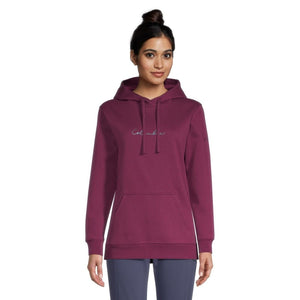 Columbia Women's Trek Graphic Treatment Fleece Hoodie, Marionberry, M