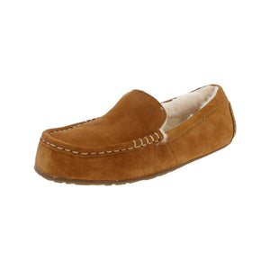 Koolaburra By UGG  Womens Lezly Suede Slip On Loafer Slippers, Chestnut, 6M