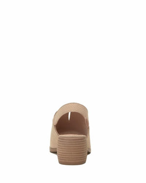 Lucky Brand Women's Jaila Block-Heel Slingback Sandals, Warm Sand, 7.5M