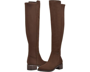 Calvin Klein Women's Deedee Over-the-Knee Boots, Medium Brown, 9M