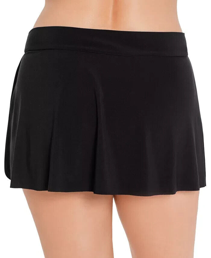 Magicsuit Women's Tennis Swim Skirt, Black, 8