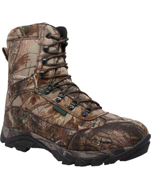 AdTec Men's 10" Real Tree Camo Waterproof 800g Hunting Boot, Camouflage, 8.5M