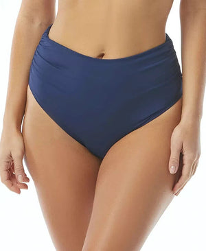 Coco Reef Impulse High-Waist Bikini Bottoms, Navy Captain, XL