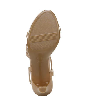 Naturalizer Brenta Strappy Dress Sandals, Creme Brulee Faux Leather, 6.5M