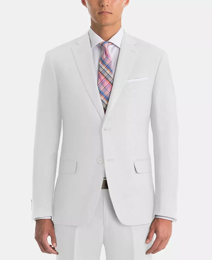 Lauren Ralph Lauren Men's UltraFlex Classic-Fit Linen Sport Coats, White, 39R