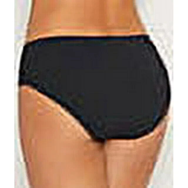 Coco Reef Women's Classic Solids Side Shirred Bikini Bottom, Black, L