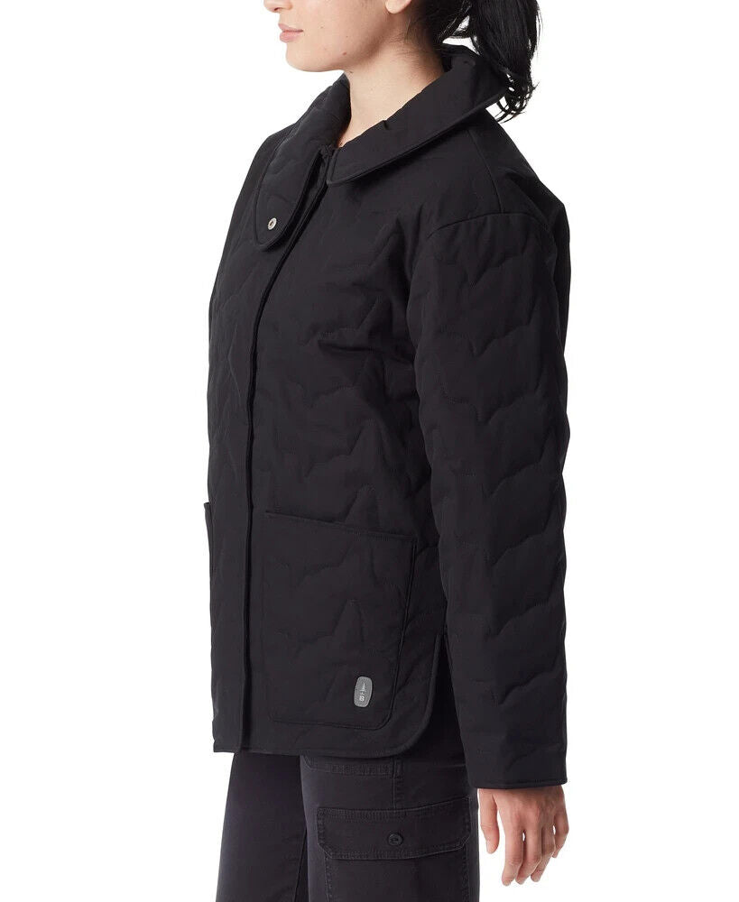 Bass Outdoor Women's Quilted Long-Sleeve Jacket, Black Beau, XS