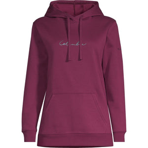 Columbia Women's Trek Graphic Treatment Fleece Hoodie, Marionberry, XS