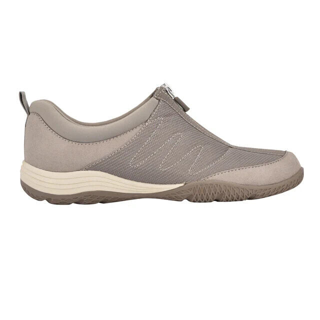 Easy Spirit Women's Round Toe Casual Sneakers, Taupe, 10.5W