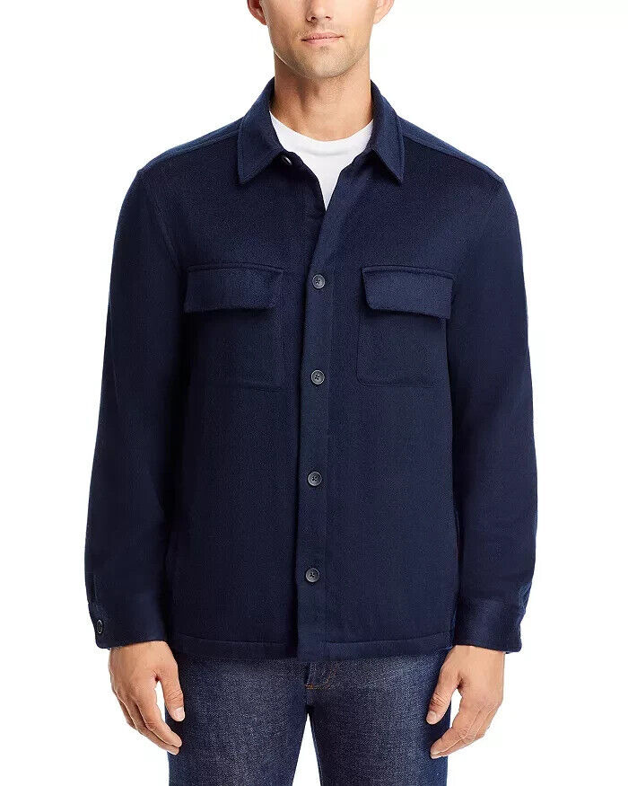 The Men's Store at Bloomingdale's Cashmere Overshirt, Navy, Medium