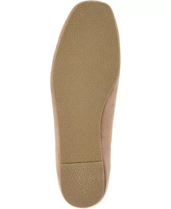 Journee Collection Women's Carrie Mary Jane Flats, Beige, 9M