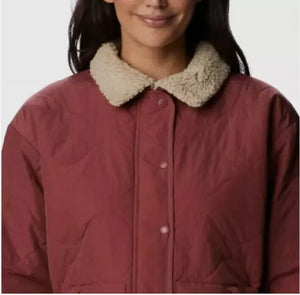 Columbia Women's Birchwood Quilted Jacket, Beetroot, XXL