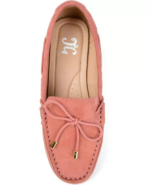 Journee Collection Women's Comfort Thatch Loafer, Pink, 7M