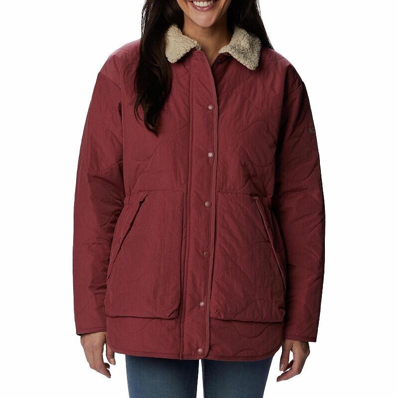 Columbia Women's Birchwood Quilted Jacket, Beetroot, XL