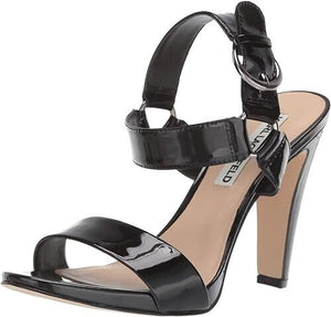 Karl Lagerfeld Paris Woman's Cieone Dress Sandals, Black,8.5M