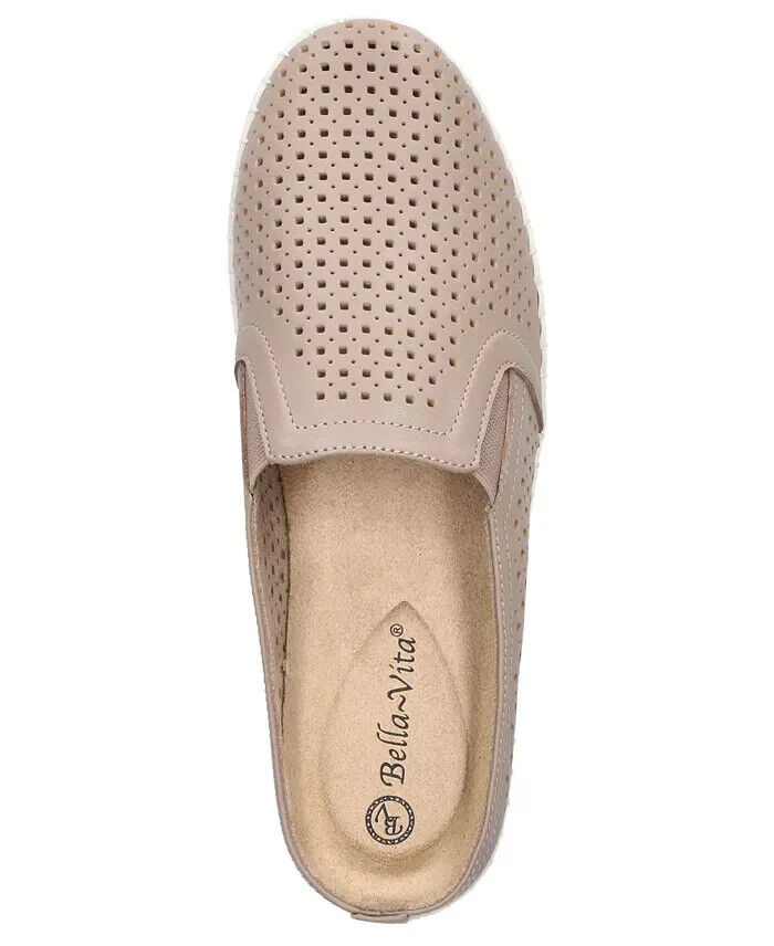 Bella Vita Women's Refresh Altheisure Mules, Natural Leather, 8M