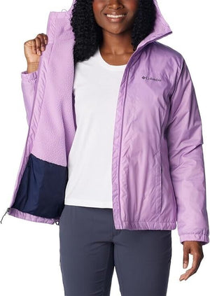 Columbia Women's Switchback Sherpa-Lined Jacket, Gumdrop, 2X