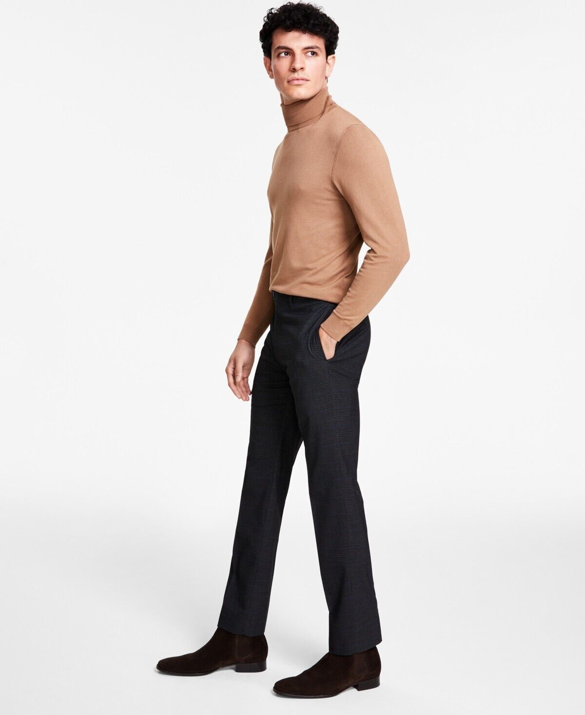 Calvin Klein Men's Slim-Fit Performance Dress Pants, Charcoal, 38x30