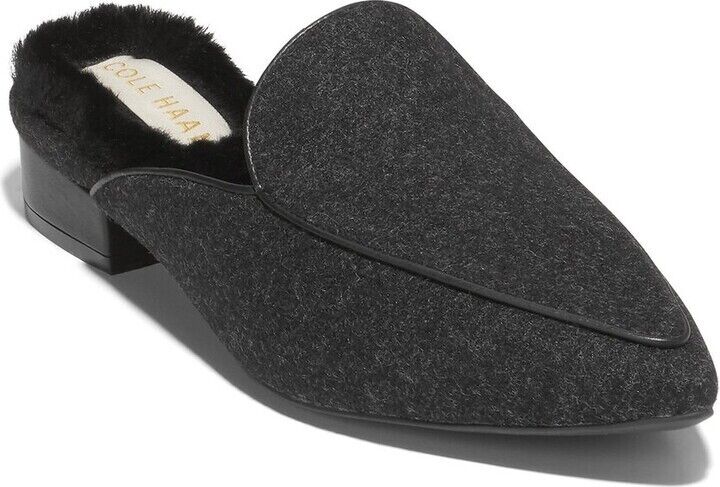 Cole Haan Women's Piper Mules,  Black Fur, 9M