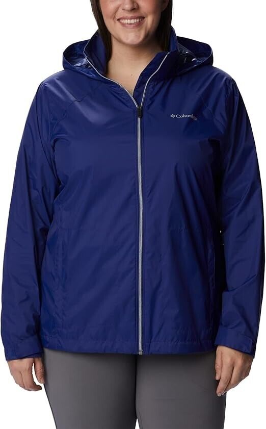 Columbia Women's Switchback III Jacket, Dark Sapphire, 1X