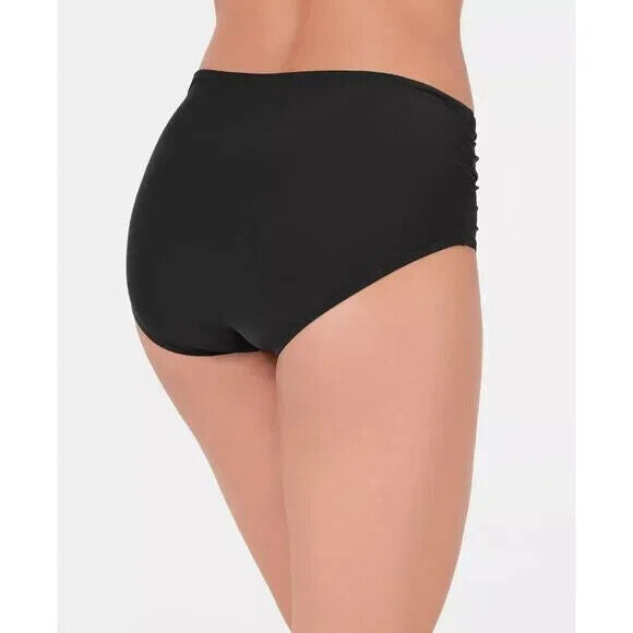 Calvin Klein Convertible Bikini Bottoms, Black, XS