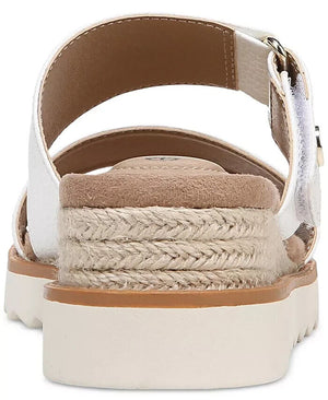 Giani Bernini Bryerr Women's Memory Foam Wedge Sandals, Ivory, 8M