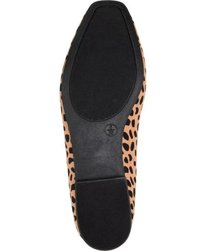 Journee Collection Women's Tullie Square Toe Loafers, Animal Print, 7.5 M