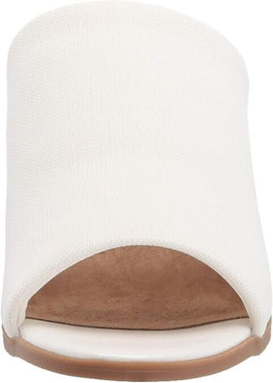 Easy Street Womens Carmella Heeled Mules, White, 7.5M