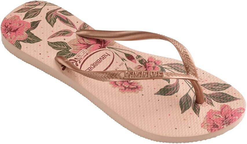 Havaianas Women's Slim Organic Sandals, Ballet Rose, Pink 11/12