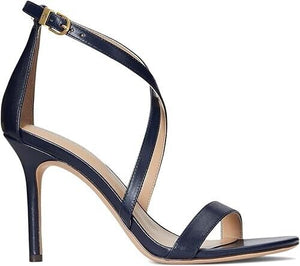 Lauren Ralph Lauren Women's Gabriele Crisscross Dress Sandals, French Navy, 10M