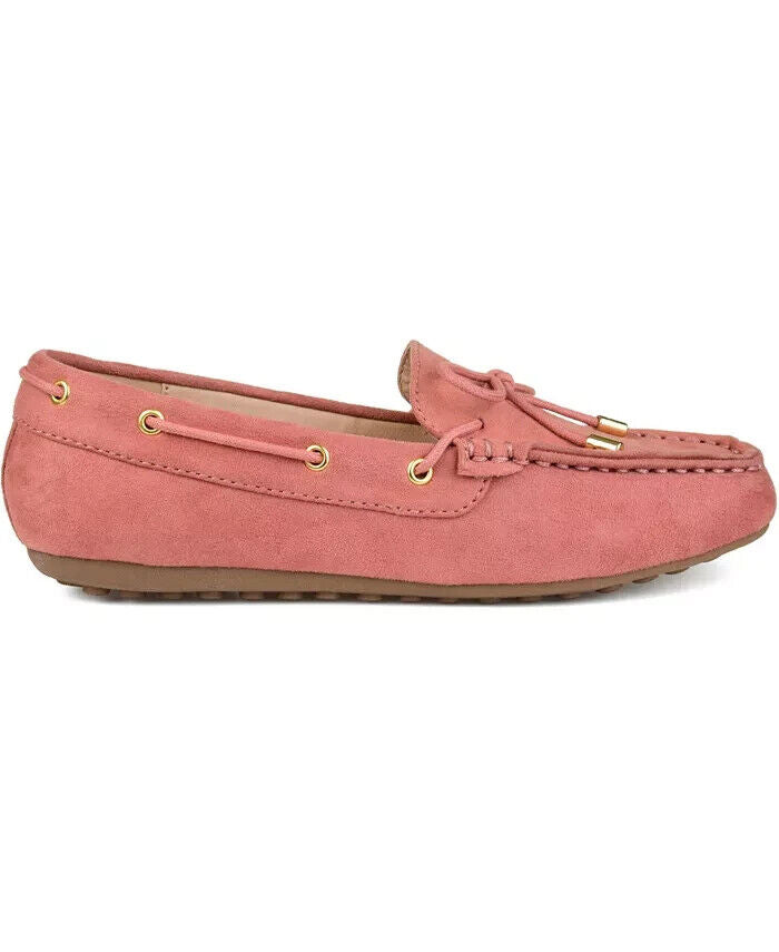 Journee Collection Women's Comfort Thatch Loafer, Pink, 7M