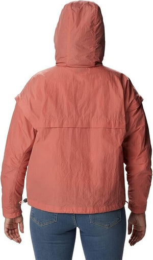 Columbia Women's Laurelwoods II Interchange Hooded Jacket,  Faded Peach, XL