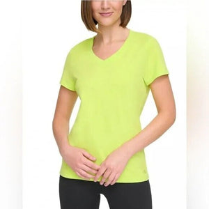 Calvin Klein Performance Embroidered Logo T-Shirt, Xs-3X, Lime Volt, XL