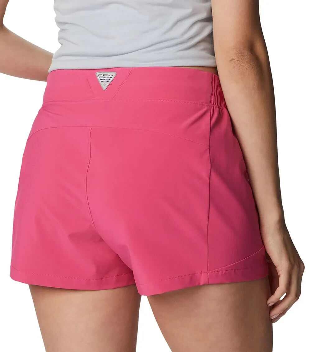 Columbia Women's PFG Tidal II Shorts, Ultra Pink, XL