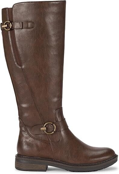 Baretraps Women's Aphrodite Knee High Riding Boots, Dark Brown, 8.5M