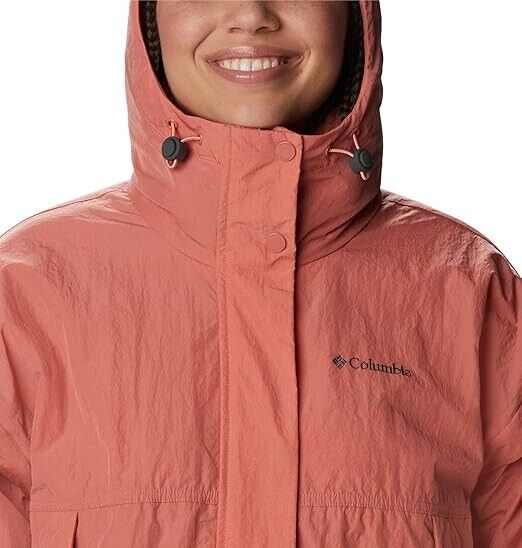 Columbia Women's Laurelwoods II Interchange Hooded Jacket,  Faded Peach, XL