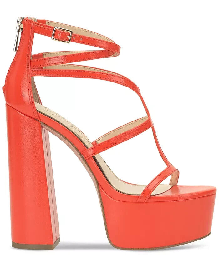 Jessica Simpson Women's Aamina Strappy Platform Sandals, Miami Sunset, 7.5M