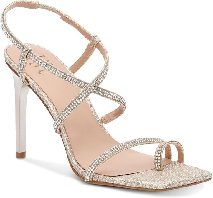 I.N.C. International Concepts Arti Strappy Dress Sandals, Champagne, 10M