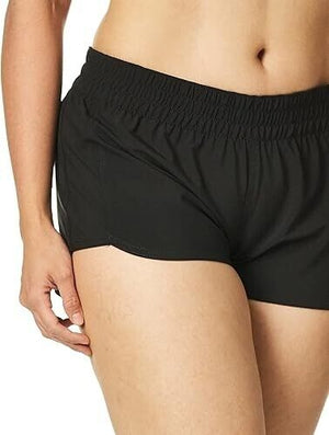 Volcom Juniors' 2" Simply Solid Swim Cover-up Shorts - Black, L