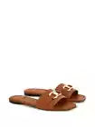 Ferragamo Women's Priscilla Leather Slide Sandals